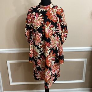 Who What Wear Puff Sleeve Dress Size M
